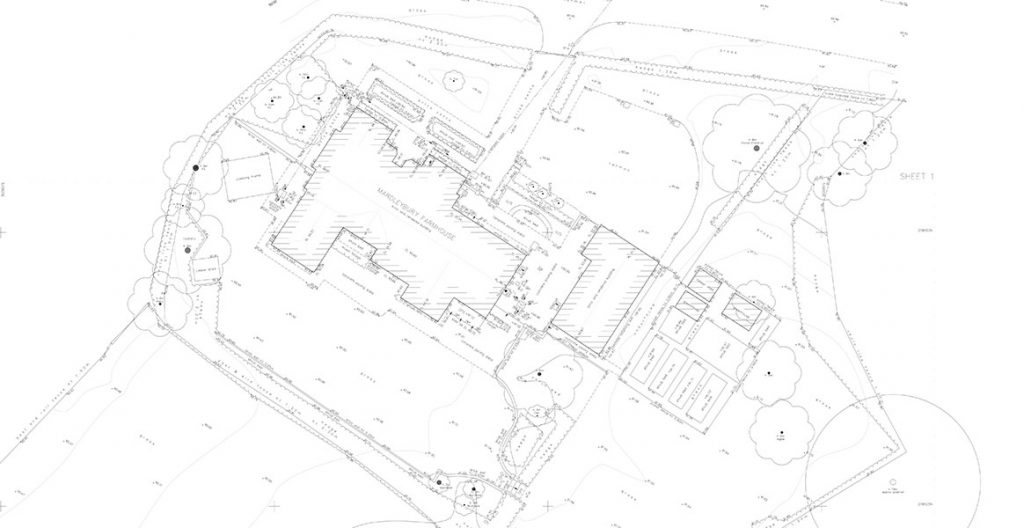 site survey map Site Survey Map for garden design