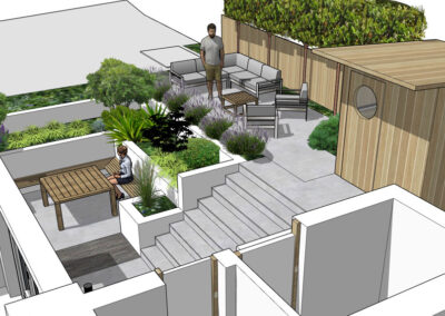 3D model of garden design-02