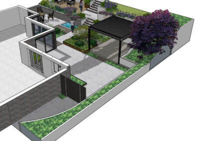 3D model of garden design-07